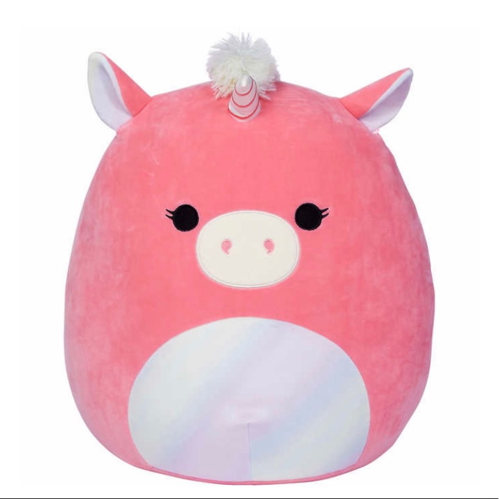 NEW Squishmallow 16” Plush Pink Unicorn